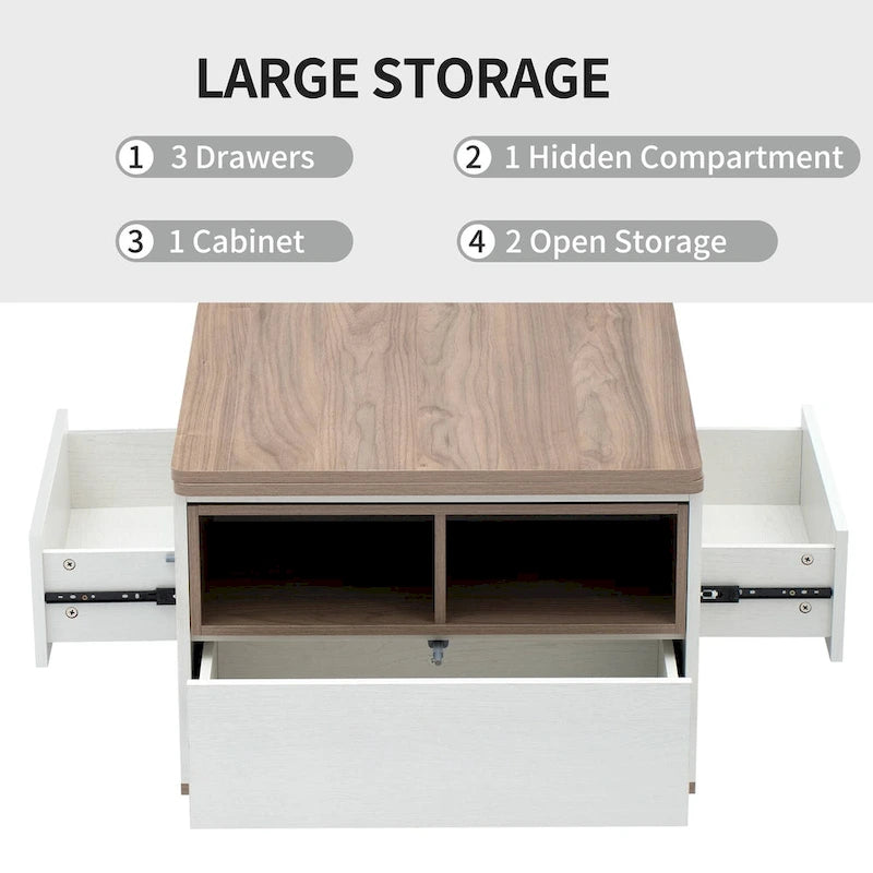 Modern Lift Top Coffee Table