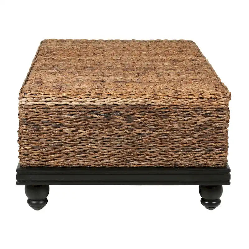 Natural Woven Abaca Storage Table