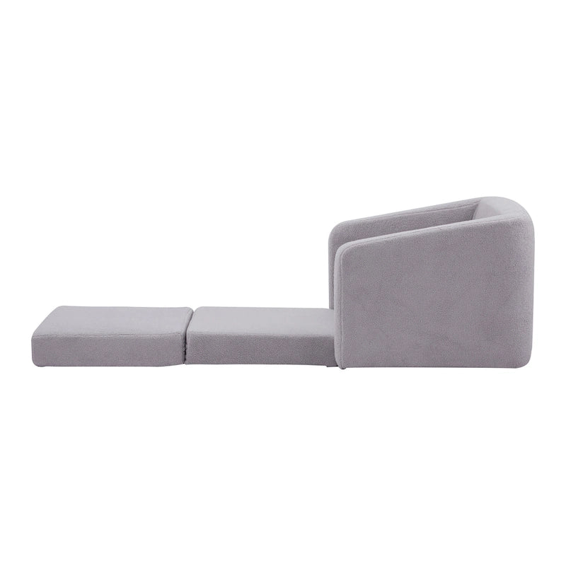 Sherpa Convertible Sleeper Arm Chair Bed