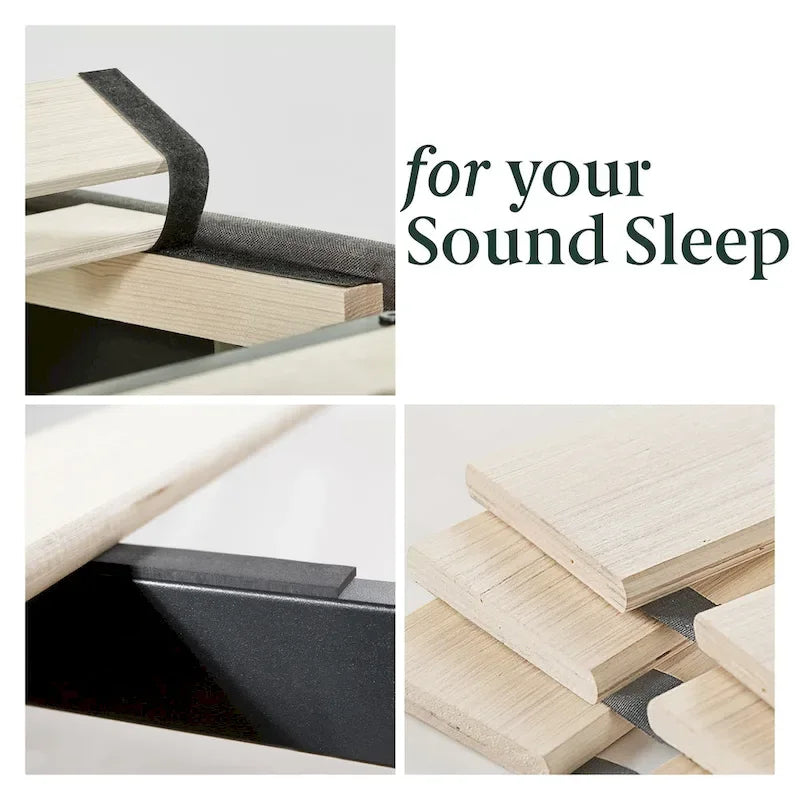 Upholstered Button-Tufted Platform Bed Frame