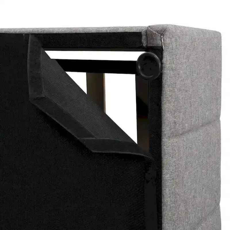 Upholstered Platform Bed with Hydraulic Storage System