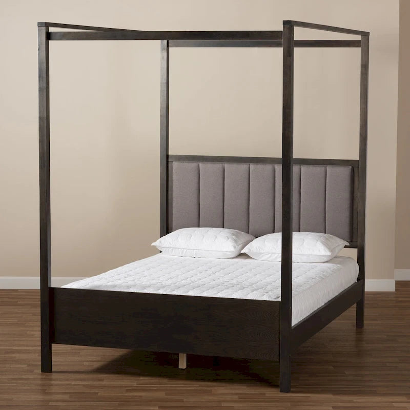 Modern and Contemporary Platform Canopy Bed