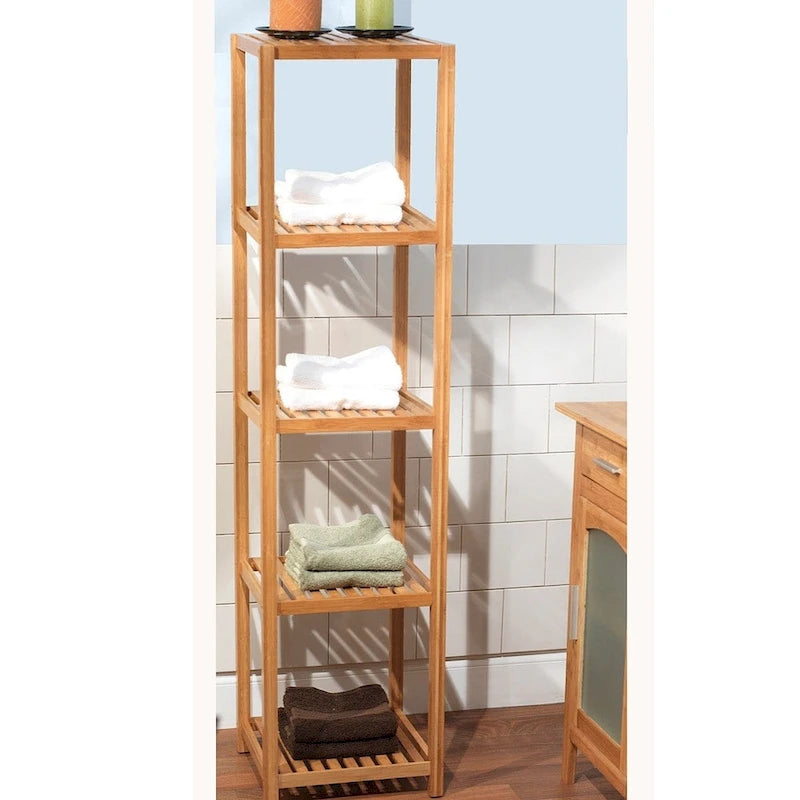 Bamboo 5-Tier Storage Shelf