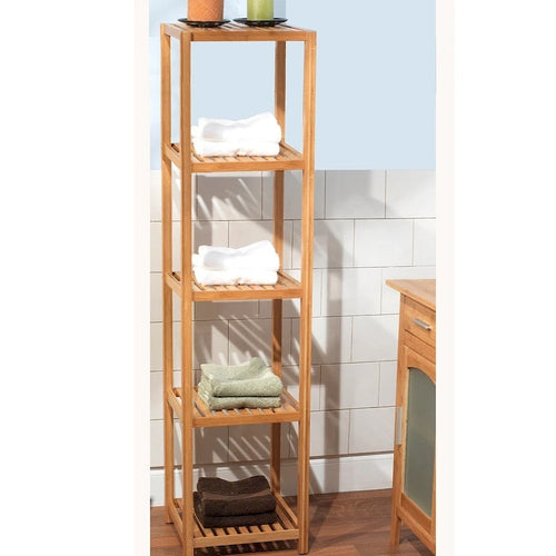 Bamboo 5-Tier Storage Shelf