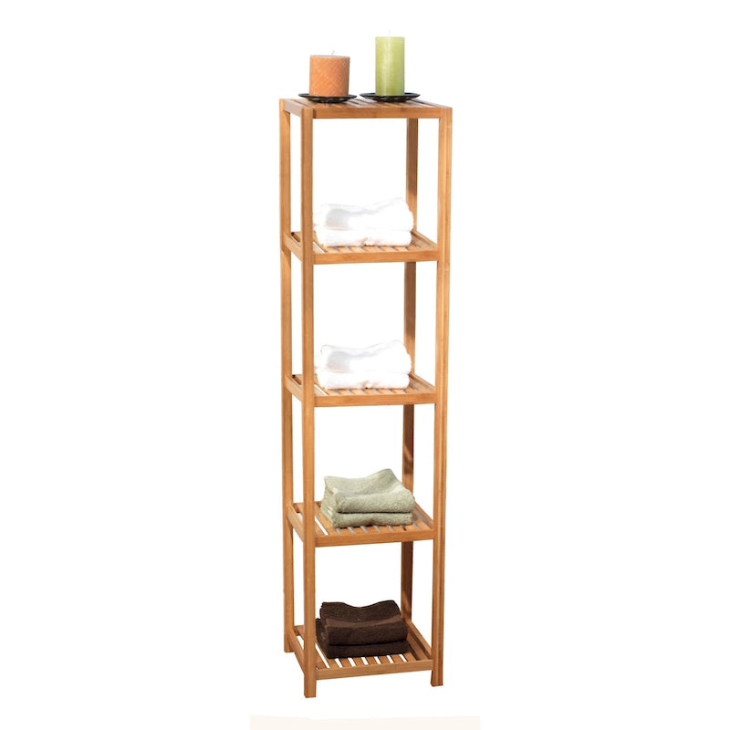 Bamboo 5-Tier Storage Shelf