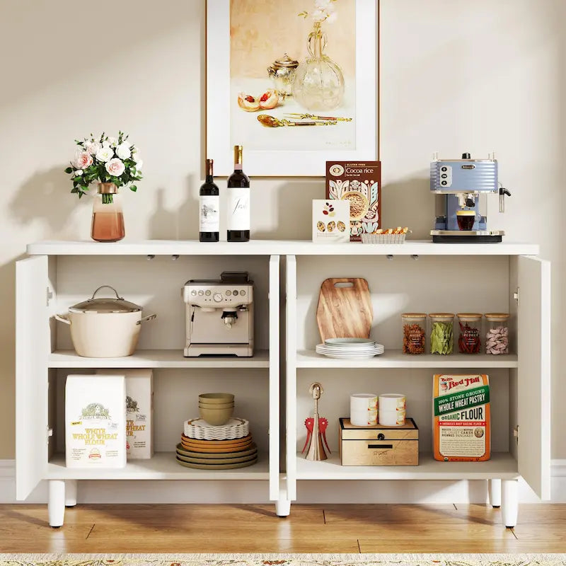 59.4 Inch Modern Buffet Cabinet Sideboard with Doors