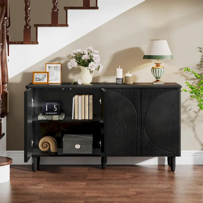 59.4 Inch Modern Buffet Cabinet Sideboard with Doors