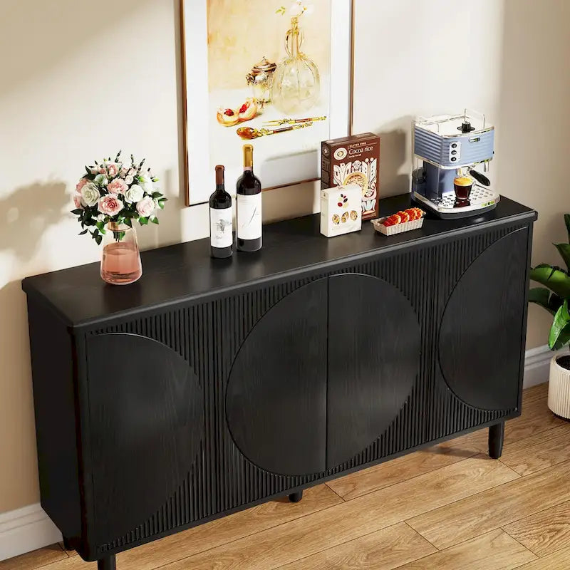 59.4 Inch Modern Buffet Cabinet Sideboard with Doors