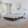 Platform Bed Frame, Brown