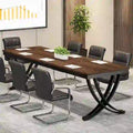 Conference Table for 6-8 People, 78 Inch Long Rectangular Seminar Table
