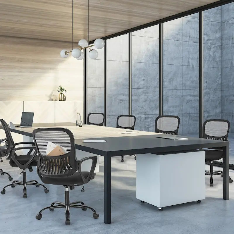 Ergonomic Mesh Office Chair with Fixed Armrest