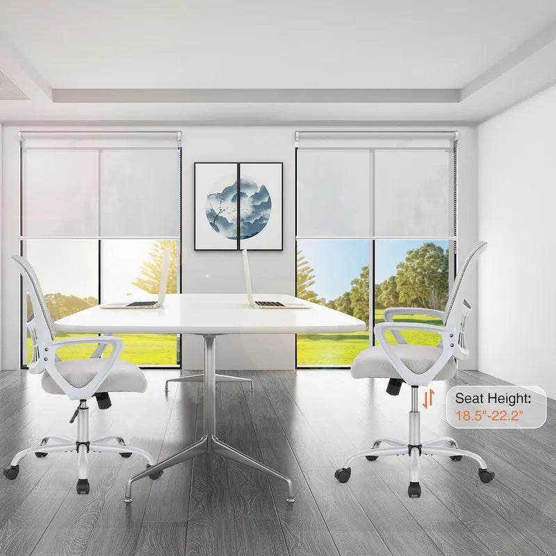 Ergonomic Mesh Office Chair with Fixed Armrest