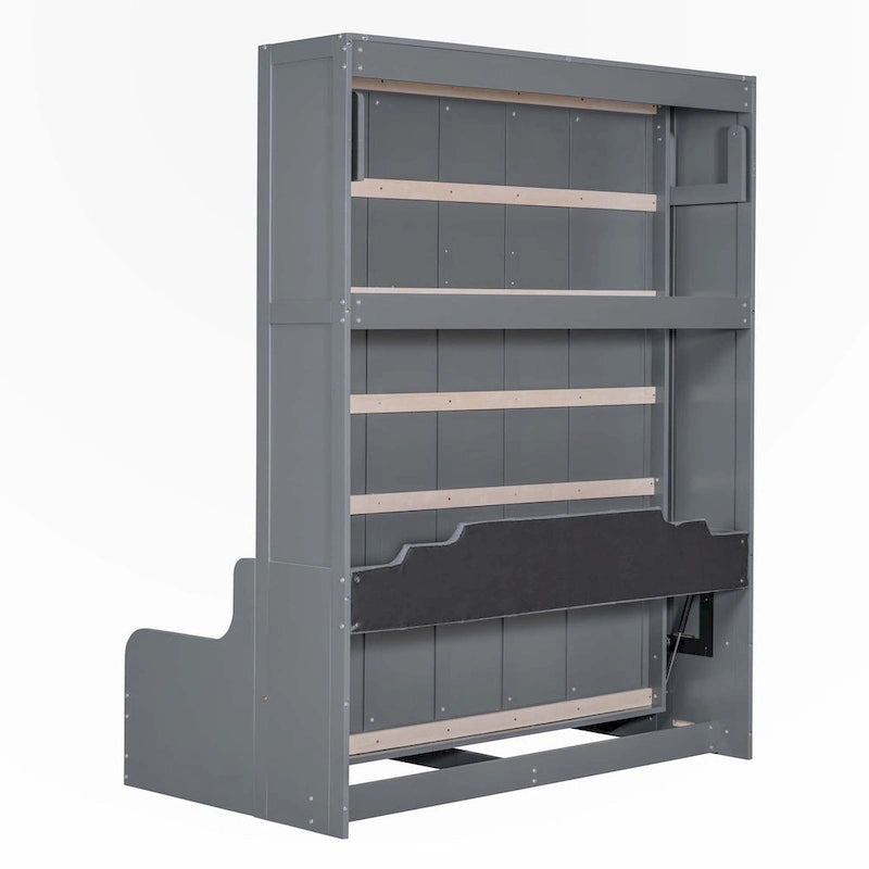 Queen Size Murphy Bed Wall Bed with Cushion