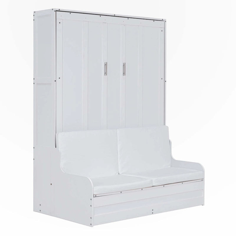 Queen Size Murphy Bed Wall Bed with Cushion
